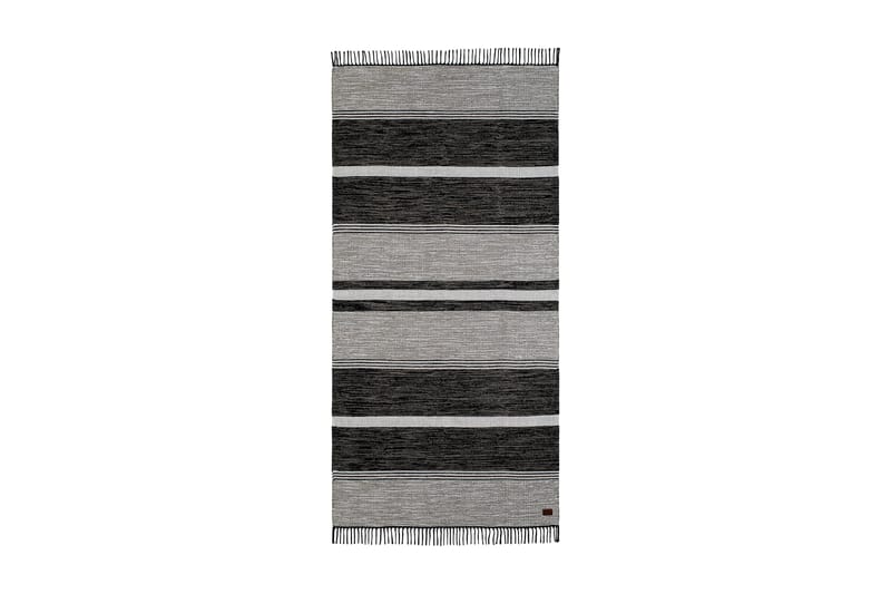 Merrie Tæppe 75x150 - Sort - Wiltontæpper - Små tæpper - Mønstrede tæpper