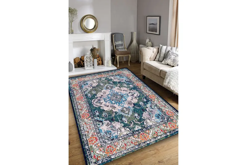 Nirosha Wilton-tæppe 200x290 cm Rektangulær, Flerfarvet