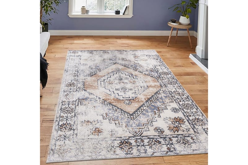 Niyaz Løber 80x150 cm Rektangulært - Flerfarvet - Tekstiler - Tæpper - Moderne tæppe - Wiltontæpper