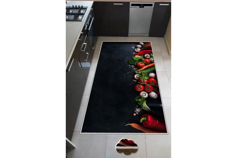 Nobumitsu Wilton-tæppe 60x100 cm Rektangulær, Flerfarvet