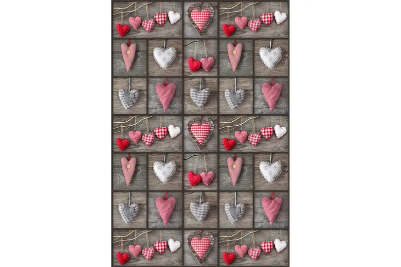 Nobunao Wilton-tæppe 60x100 cm Rektangulær - Flerfarvet - Tekstiler - Tæpper - Moderne tæppe - Wiltontæpper