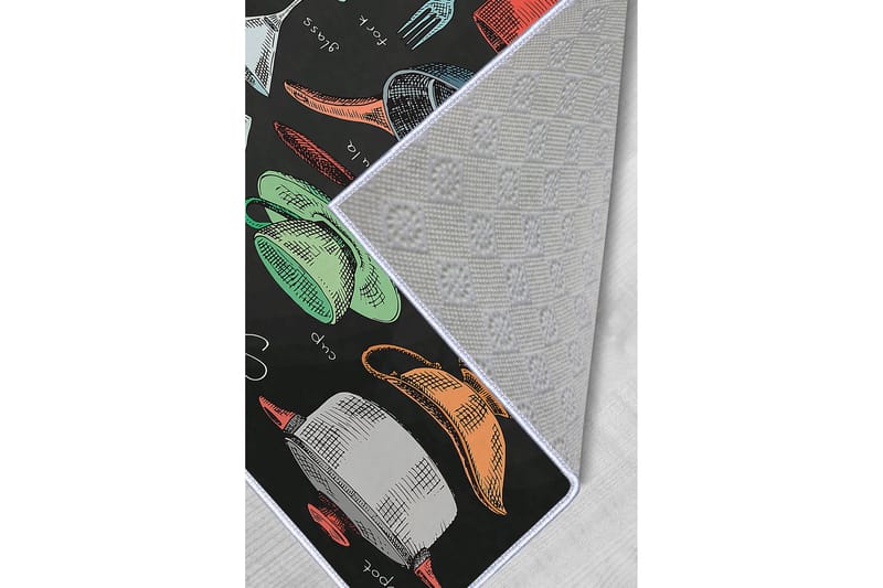 Nobusada Wilton-tæppe 60x100 cm Rektangulær - Flerfarvet - Tekstiler - Tæpper - Moderne tæppe - Wiltontæpper