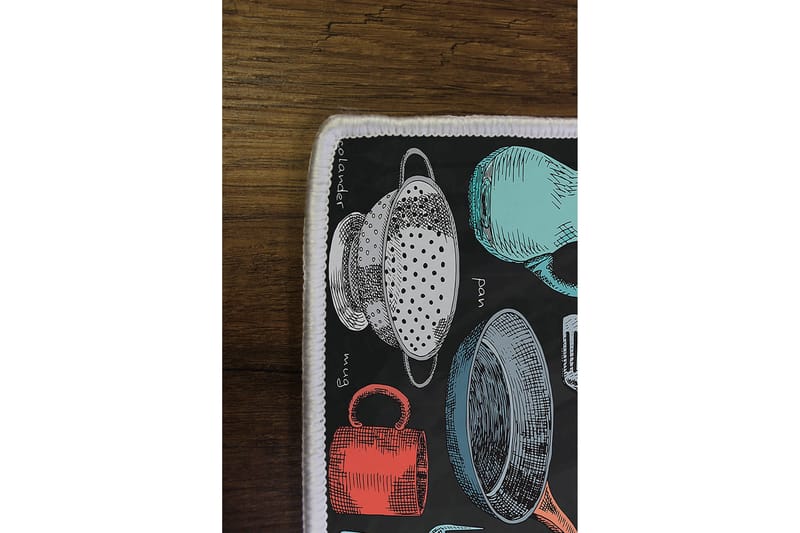 Nobusada Wilton-tæppe 60x100 cm Rektangulær - Flerfarvet - Tekstiler - Tæpper - Moderne tæppe - Wiltontæpper