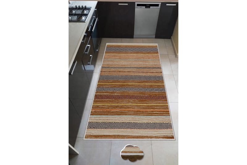 Nobuteru Wilton-tæppe 60x100 cm Rektangulær, Flerfarvet
