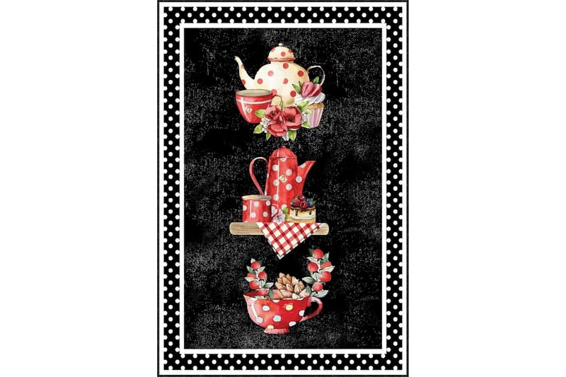 Nobutomo Wilton-tæppe 60x100 cm Rektangulær - Flerfarvet - Tekstiler - Tæpper - Moderne tæppe - Wiltontæpper