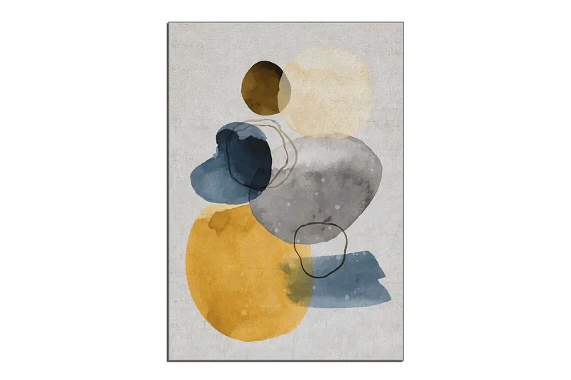 Noore Wilton-tæppe 120x180 cm Rektangulær - Flerfarvet - Tekstiler - Tæpper - Moderne tæppe - Wiltontæpper