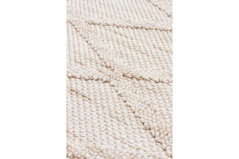 Norihiro Løber 80x150 cm Rektangulær - Beige - Tekstiler - Tæpper - Moderne tæppe - Wiltontæpper