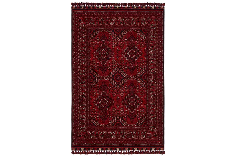 Noriyasu Wilton-tæppe 120x180 cm Rektangulært - Rød - Tekstiler - Tæpper - Moderne tæppe - Wiltontæpper