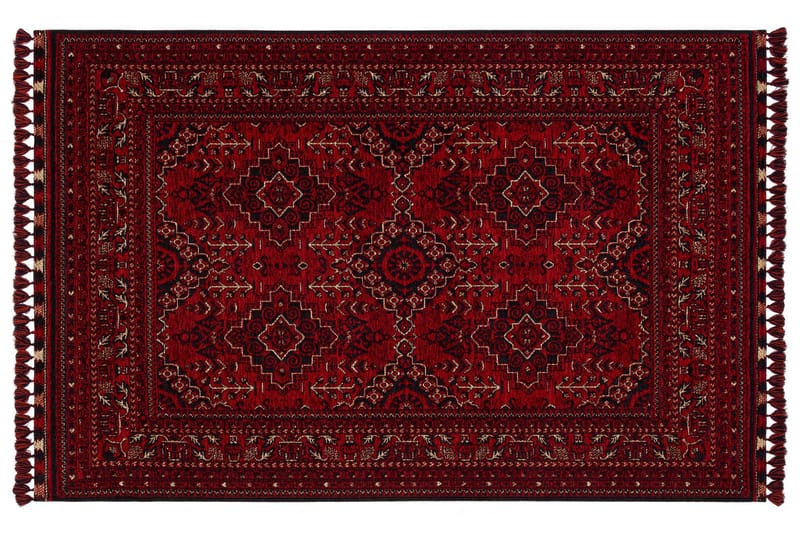 Noriyasu Wilton-tæppe 160x230 cm Rektangulært - Rød - Tekstiler - Tæpper - Moderne tæppe - Wiltontæpper