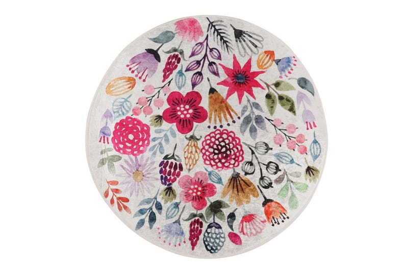 Nozomu Wilton-tæppe 200 cm Rundt - Flerfarvet - Tekstiler - Tæpper - Moderne tæppe - Wiltontæpper