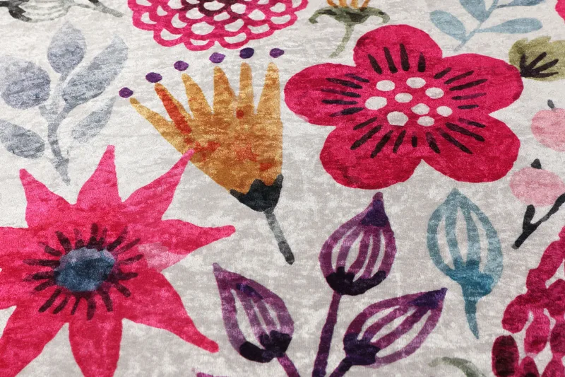 Nozomu Wilton-tæppe 200 cm Rundt - Flerfarvet - Tekstiler - Tæpper - Moderne tæppe - Wiltontæpper