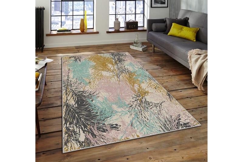 Nunki Wilton-tæppe 120x180 cm Rektangulær - Flerfarvet - Tekstiler - Tæpper - Moderne tæppe - Wiltontæpper