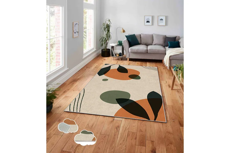 Nunki Wilton-tæppe 120x180 cm Rektangulær - Flerfarvet - Tekstiler - Tæpper - Moderne tæppe - Wiltontæpper