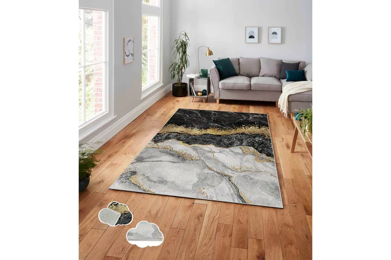 Nunki Wilton-tæppe 80x140 cm Rektangulært - Flerfarvet - Tekstiler - Tæpper - Moderne tæppe - Wiltontæpper