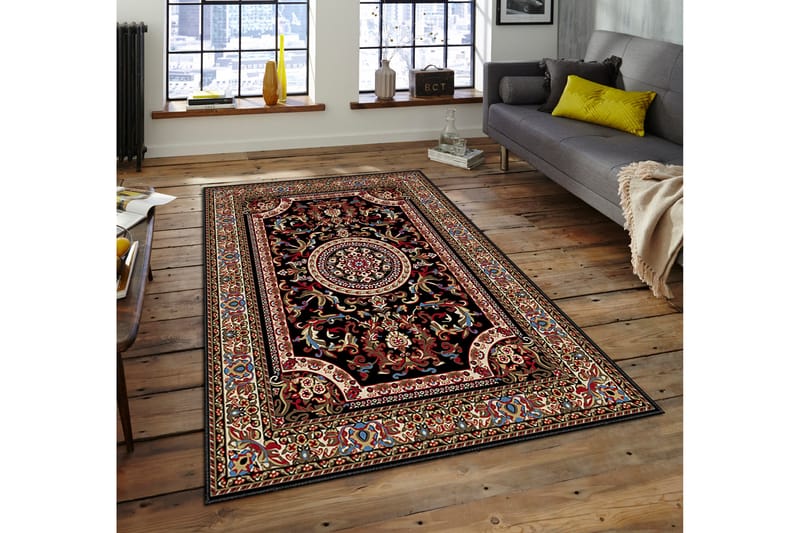 Nunki Wilton-tæppe 80x140 cm Rektangulært - Flerfarvet - Tekstiler - Tæpper - Moderne tæppe - Wiltontæpper