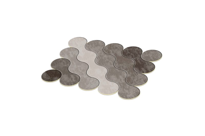 Puran Wilton-tæppe 120x180 cm Rektangulær - Brun - Tekstiler - Tæpper - Moderne tæppe - Wiltontæpper