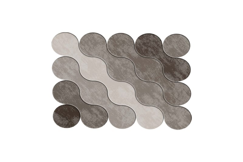 Puran Wilton-tæppe 120x180 cm Rektangulær - Brun - Tekstiler - Tæpper - Moderne tæppe - Wiltontæpper