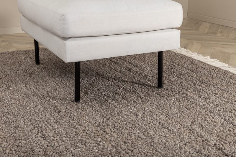 Wool carpet Venture Home Brown 200x300 cm - Tekstiler - Tæpper - Moderne tæppe - Uldtæppe