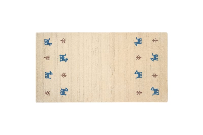 Yali Ryetæppe 80x150 cm - Beige - Tekstiler - Tæpper - Moderne tæppe - Ryatæpper