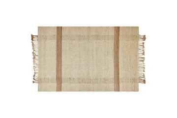 Yelmez Jutetæppe 160x230 cm - Beige - Tekstiler - Tæpper - Moderne tæppe - Sisaltæpper