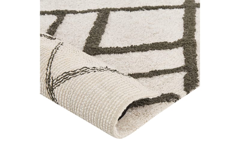 Yesilkoy Ryetæppe 160x230 cm - Sort/hvid - Tekstiler - Tæpper - Moderne tæppe - Ryatæpper