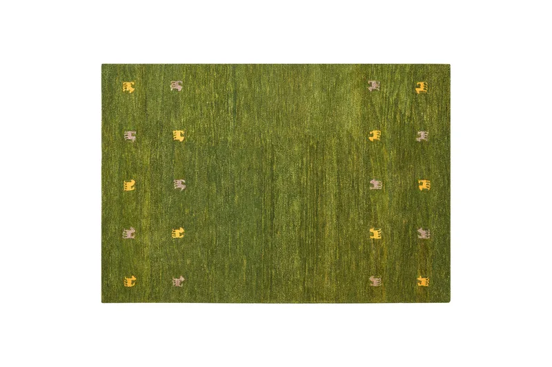 Yulafi Ryetæppe 140x200 cm, Grøn