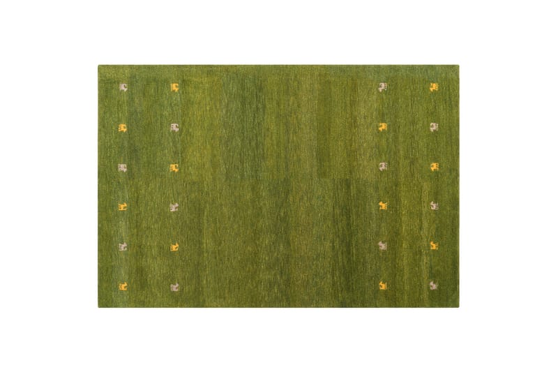 Yulafi Ryetæppe 200x300 cm - Grøn - Ryatæpper