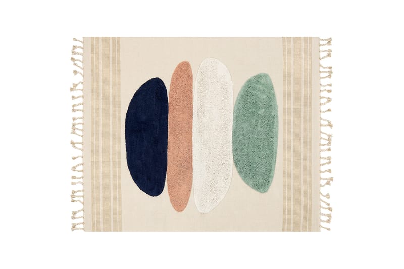 Zeynak Ryetæppe 300x400 cm - Beige - Tekstiler - Tæpper - Moderne tæppe - Ryatæpper