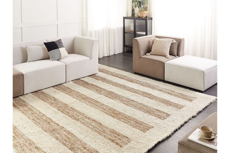 Ziarat Jutetæppe 300x400 cm - Beige - Tekstiler - Tæpper - Moderne tæppe - Sisaltæpper