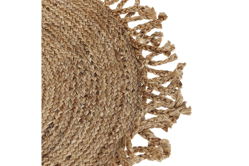 Zonguldak Ryetæppe 120 cm Rund - Beige - Tekstiler - Tæpper - Moderne tæppe - Sisaltæpper