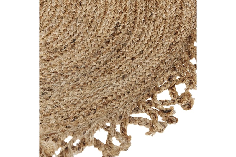 Zonguldak Ryetæppe 120 cm Rund - Beige - Tekstiler - Tæpper - Moderne tæppe - Sisaltæpper