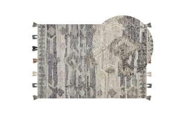 Aratashen Kelimtæppe 160x230 cm - Grå - Tekstiler - Tæpper - Orientalske tæpper - Kelimtæpper