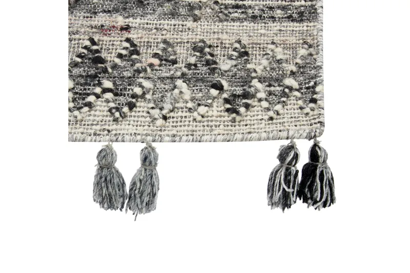 Aratashen Kelimtæppe 80x150 cm - Grå - Tekstiler - Tæpper - Orientalske tæpper - Kelimtæpper