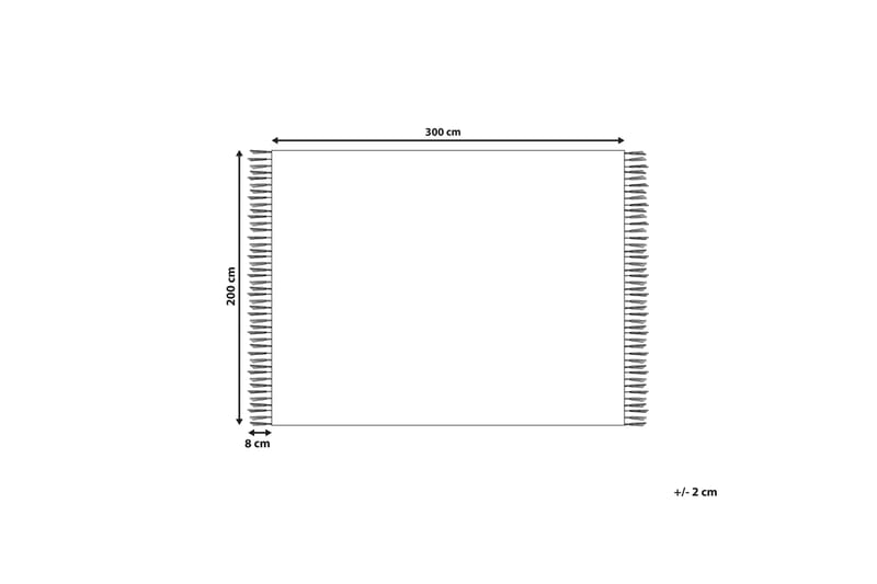 Berdik Kelimtæppe 200x300 cm - Beige - Tekstiler - Tæpper - Orientalske tæpper - Kelimtæpper