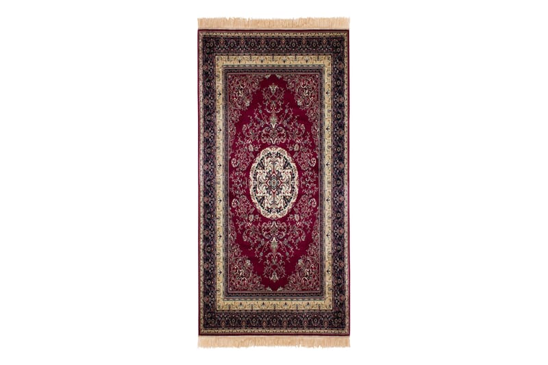 Casablanca Medaljon Gulvtæppe 80x150 - Rød - Orientalske tæpper - Store tæpper - Persisk tæppe