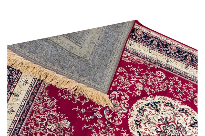 Casablanca Medaljon Gulvtæppe 80x150 - Rød - Tekstiler - Tæpper - Orientalske tæpper