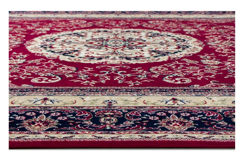 Casablanca Medaljon Gulvtæppe 80x250 - Rød - Tekstiler - Tæpper - Orientalske tæpper