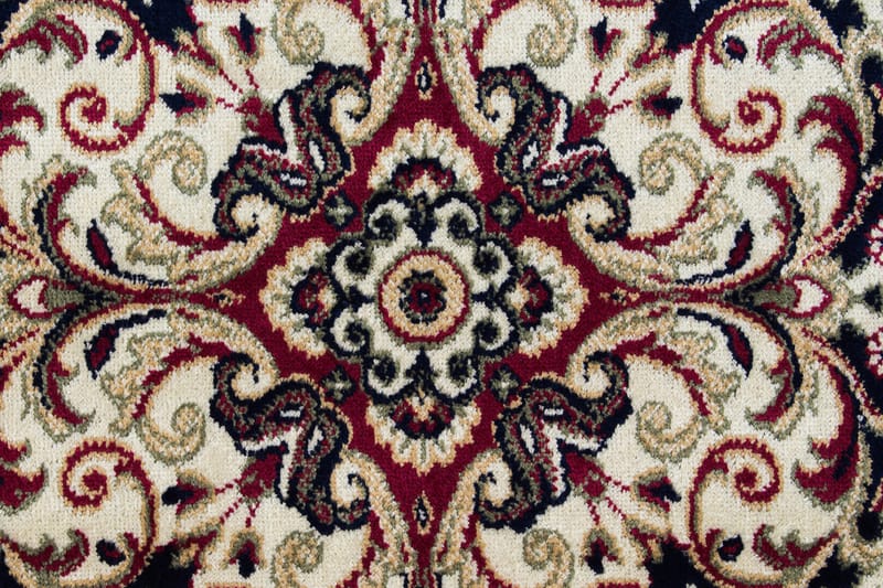 Casablanca Medallion Gulvtæppe 160x230 - Red - Tekstiler - Tæpper - Orientalske tæpper