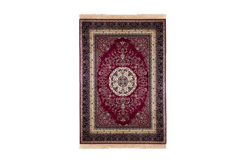 Casablanca Medallion Gulvtæppe 200x300 - Red - Tekstiler - Tæpper - Orientalske tæpper