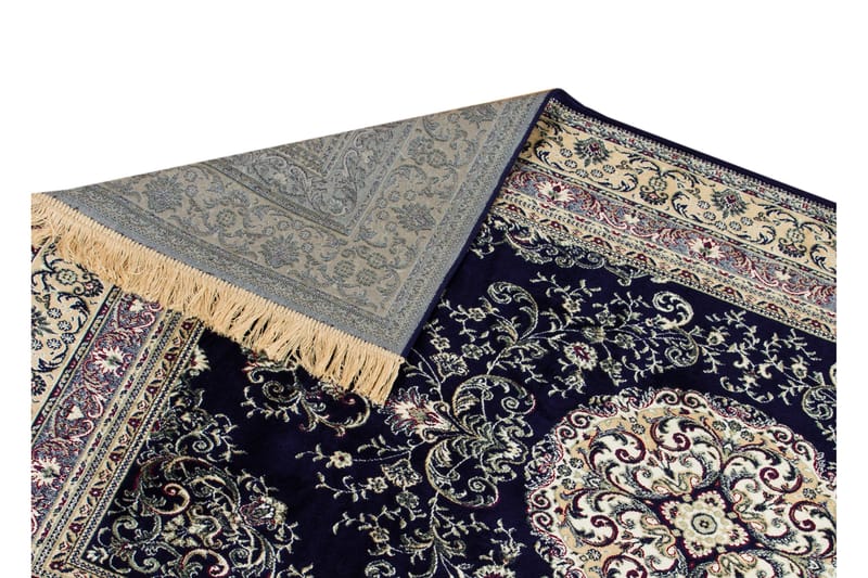 Casablanca Orientalsk Tæppe 240x330 Viskose - Marine - Tekstiler - Tæpper - Orientalske tæpper