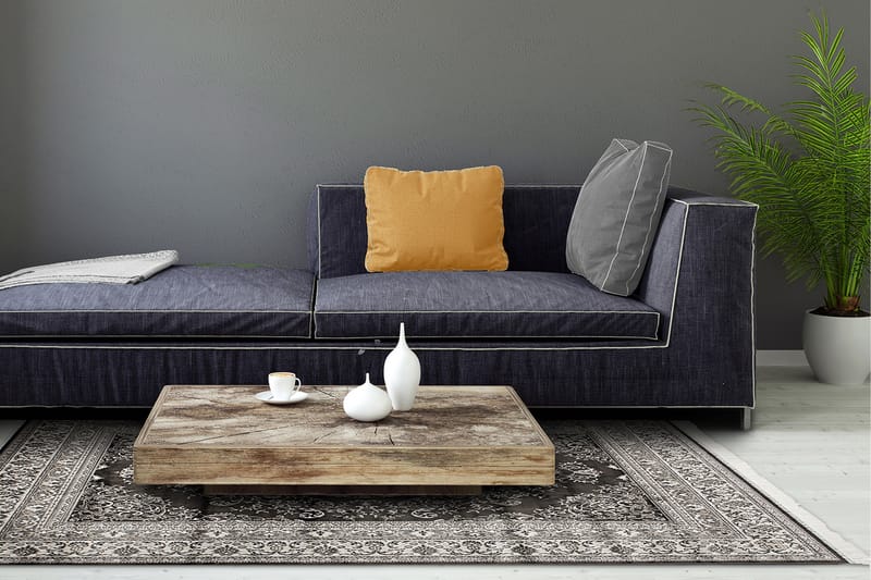 Casablanca Tæppe 240x330 cm - Antracit - Tekstiler - Tæpper - Orientalske tæpper