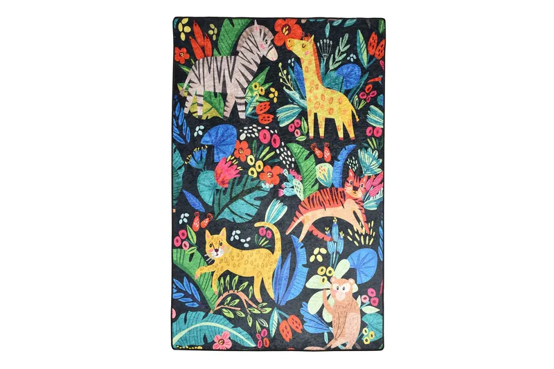 Chilai Tæppe 200x290 cm, Flerfarvet/Velour