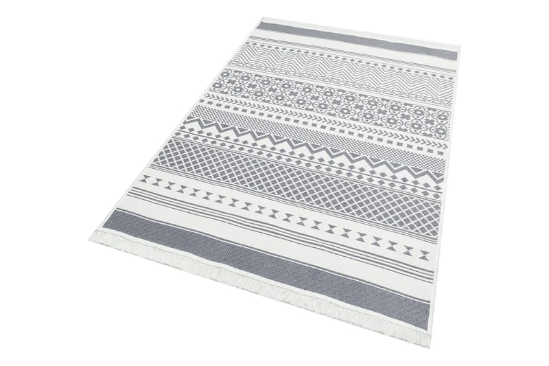 Ego Hali Tæppe 120x180 cm - Grå/Hvid - Tekstiler - Tæpper - Orientalske tæpper