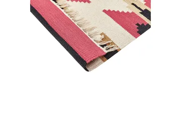 Garni Kelimtæppe 160x230 cm - Rød - Tekstiler - Tæpper - Orientalske tæpper - Kelimtæpper
