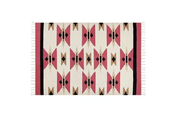 Garni Kelimtæppe 160x230 cm - Rød - Tekstiler - Tæpper - Orientalske tæpper - Kelimtæpper