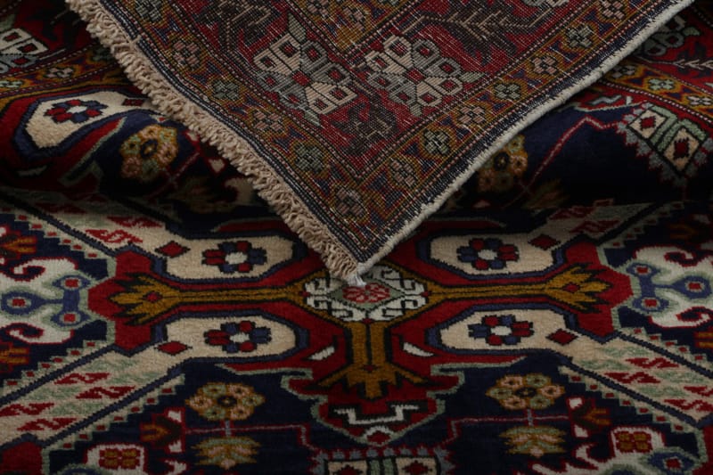 Håndknytten Exclusive persisk nåletæppe 158x298 cm Kelim - Mørkeblå / rød - Orientalske tæpper - Persisk tæppe