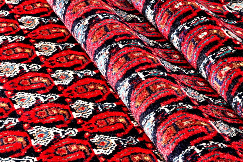 Håndknytten Exclusive persisk nåletæppe 122x301 cm Kelim - Mørkeblå / rød - Orientalske tæpper - Persisk tæppe