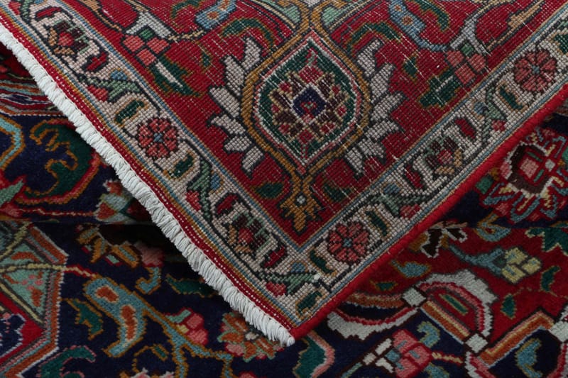 Håndknytten Exclusive persisk nåletæppe 134x184 cm Kelim - Mørkeblå / rød - Orientalske tæpper - Persisk tæppe