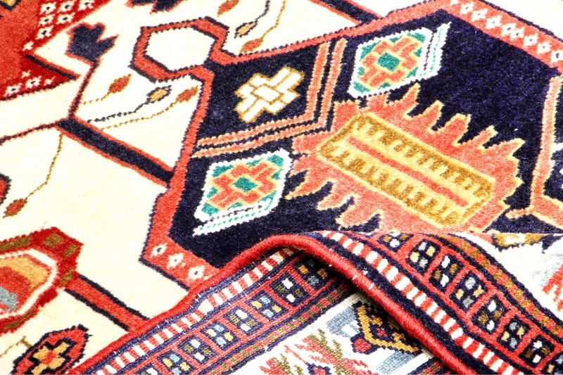 Håndknytten Exclusive persisk nåletæppe 122x167 cm Kelim - Kobber / Beige - Orientalske tæpper - Persisk tæppe