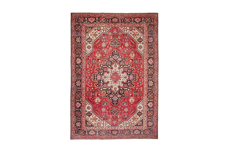 Håndknytten Persisk Patchwork Tæppe 193x285 cm Kelim - Rød / mørkeblå - Orientalske tæpper - Persisk tæppe